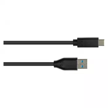 Alcasa Connection Cable USB 3.0 - 2 m - USB A - USB C - USB 3.2 Gen 1 (3.1 Gen 1) - 5000 Mbit/s - Melns (GC-M0128)