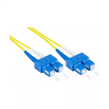Alcasa LW-9075SC optiskās šķiedras kabelis 7,5 m 2x SC OS2 dzeltens (LW-9075SC)