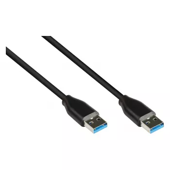 Good Connections 2831-AA005S USB 3.2 Gen 2 kabelis A-A 0,5 m melns