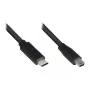 Savienojuma kabelis USB 2.0, USB-C(TM) spraudnis uz Mini B 5-pin, melns, 3m, Good Connections (3310-CM030)
