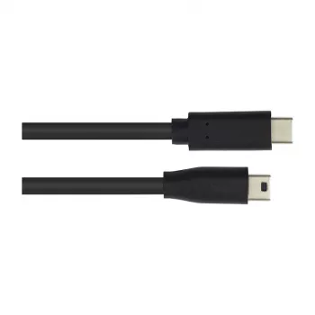 Savienojuma kabelis USB 2.0, USB-C(TM) spraudnis uz Mini B 5-pin, melns, 3m, Good Connections (3310-CM030)