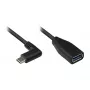 Goodconnections 2811-OTGW USB kabelis melns