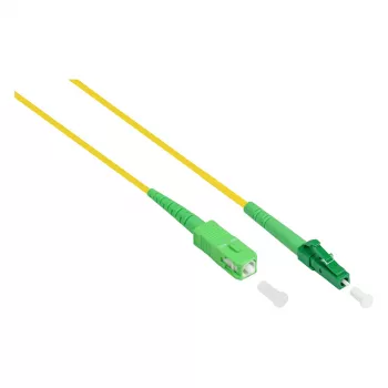 Alcasa LW-S902LASA optiskā šķiedra 2 m LC/APC SC/APC FTTH G.652D dzeltena (LW-S902LASA)