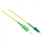 Alcasa LW-S902LASA optiskā šķiedra 2 m LC/APC SC/APC FTTH G.652D dzeltena (LW-S902LASA)