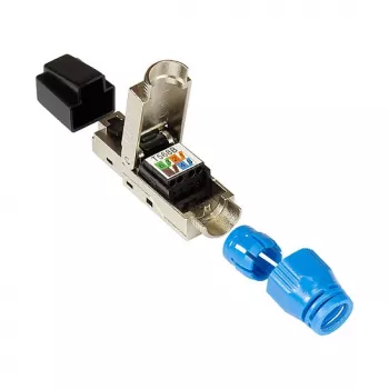 Good Connections RJ45 spraudnis Cat.8.1 bezinstrumenta lauka montāžai STP ekranēts metāls - tīkla kabelis