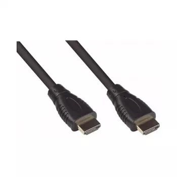 Good Connections HDMI 2.0b kabelis 4K UHD 60Hz 18 Gbit/s apzeltīti kontakti melns