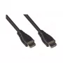 Good Connections HDMI 2.0b kabelis 4K UHD 60Hz 18 Gbit/s apzeltīti kontakti melns