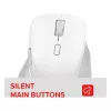 Speedlink LIBERA bezvadu klusā pele ar Bluetooth, balta