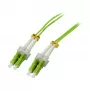 Synergy 21 S215495 Šķiedru optikas kabelis 1 m OM5 2x LC Zaļš (S215495)
