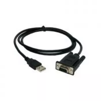 USB - RS-232 kabelis EXSYS EX-1301-2F 1,8m Melns