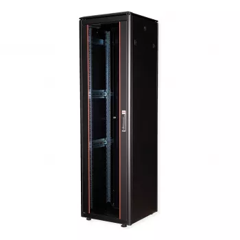 ROLINE Pro - Tīkla skapis ar stikla durvīm 600 x 600 mm (P x D)