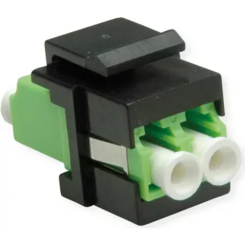 ROLINE Optiskās šķiedras Keystone savienotājs LC/LC Duplex Multimode OM5