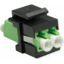 ROLINE Optiskās šķiedras Keystone savienotājs LC/LC Duplex Multimode OM5