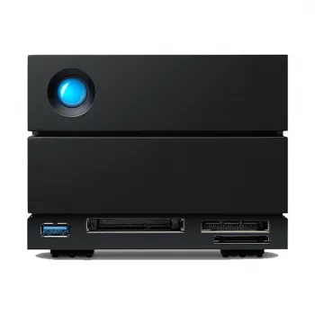 LaCie 2big Dock v2 60TB galda disku masīvs, 2 nodalījumu HDD krātuve