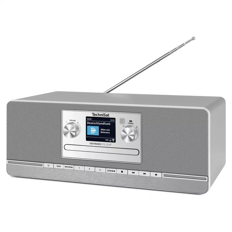 TechniSat DIGITRADIO 372 CD BT virtuves radio ar CD, Bluetooth un DAB+
