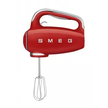 Smeg HMF01RDEU rokas mikseris 50. gadu retro dizainā sarkanā krāsā
