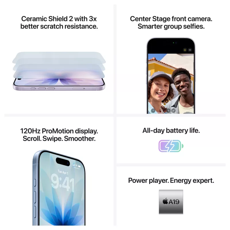 Apple iPhone 17 Melns - Viedtālrunis - 256 GB