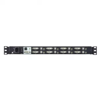 KVM Slēdzis ATEN 8-Port 17.3 collu DVI Full HD LCD