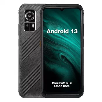 Izturīgs viedtālrunis Beafon AGM H6 — 6.56 collu, Unisoc T606 1.6 GHz, 8 GB RAM, 256 GB, 50 MP, 4900 mAh, Dual SIM, Android 13, IP68/IP69K