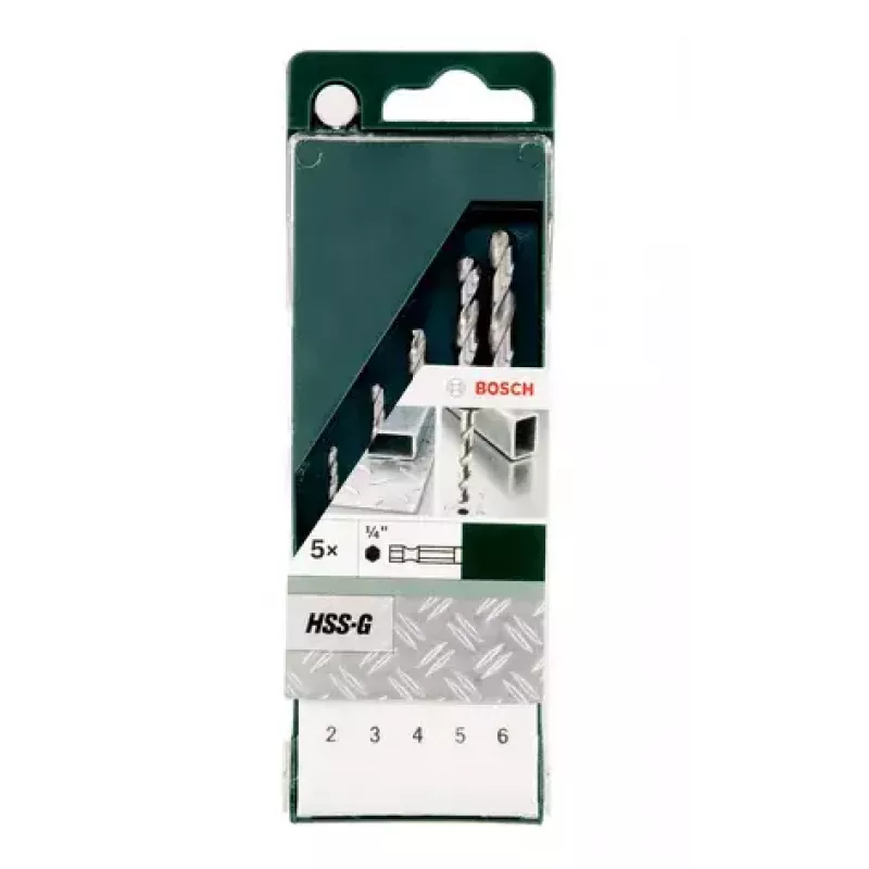Urbju komplekts Bosch 2 609 255 127 (5 urbji, 2-6 mm)