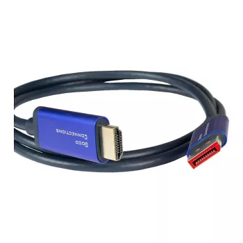 Alcasa 4860-SF010B Video kabelis-pielāgotājs 1 m DisplayPort HDMI Zils (4860-SF010B)