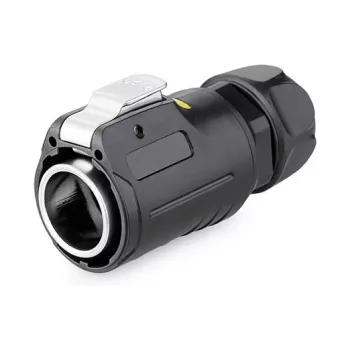 Alcasa S1 IC01-24R01 - RJ45 savienotājs - Melns - Vīriešu/Sieviešu - Taisns - Metāls - Silikona gēls - Cinks - IP65 - IP67 (IC01-24R01)