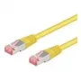 Wentronic Goobay CAT 6 Patch Kabelis, S/FTP (PiMF), Dzeltens, 5 m - LSZH Halogēns-Brīvs, Varš (68303)