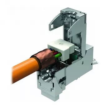 EasyLan CKFAK001 - tīkla raidītājs un uztvērējs - Cat6a - 10/100/10000 Mbit/s - IP20 - sudraba - -40 līdz 70 °C