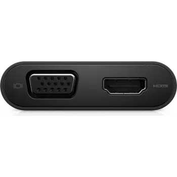 DELL DA200 USB-C daudzportu adapteris — HDMI / VGA / Ethernet / USB 3.0