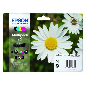 Epson Daisy Multipack 4 krāsas 18 Claria Home Ink — standarta ietilpība