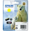 Epson C13T26144010 Dzeltenā tintes kasetne 26 Claria Premium, pigmenta bāzes, 1 gab.