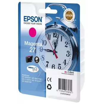 Epson DURABrite Ultra C13T27034010 tintas kasetne, magenta, pigmenta bāzes, 1 gab.