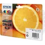 Epson oriģinālā tintes kasetņu komplekts C13T33374011/33 (melna, foto melna, ciāna, magenta, dzeltena)