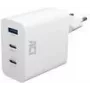 ACT USB-C/USB-A lādētājs 65W 3-portu Power Delivery PPS QuickCharge GaNFast