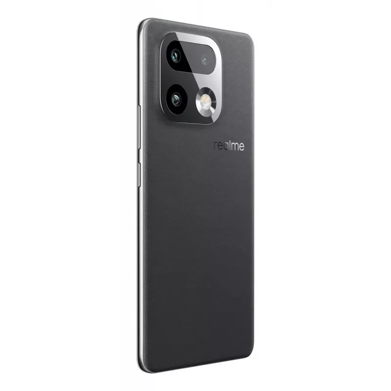 Viedtālrunis REALME realme 16 Pro+ — 6.8 collu (17.3 cm) 1280×2800, Snapdragon 7 Gen 4, 12 GB RAM, 512 GB, 200 MP trīskāršā kamera, 7000 mAh, Pelēks