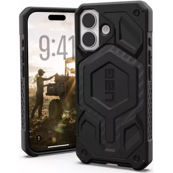 UAG Urban Armor Gear Monarch Pro MagSafe Maciņš | Apple iPhone 17 | oglekļa šķiedra | 114516114242