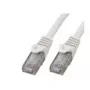 Tīkla kabelis M-Cab 3928 0.5m Cat6 U/UTP RJ-45 Balts