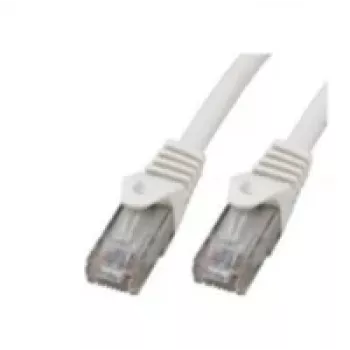 Tīkla kabelis M-Cab 3928 0.5m Cat6 U/UTP RJ-45 Balts