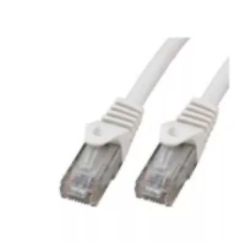 Tīkla kabelis M-Cab 3928 0.5m Cat6 U/UTP RJ-45 Balts