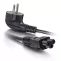 C2G 2m Eiropas klēpjdatora strāvas vads CEE 7/7 – IEC 60320 C5 250V 3A