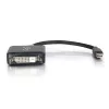 C2G Mini DisplayPort uz DVI adapteris 20cm Thunderbolt uz DVI-D melns