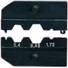 Knipex gofrēšanas profils RG 58, 59, 62, 71, 223 koaksiālajam savienotājam 97 49 40