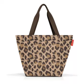 reisenthel iepirkumu soma shopper M LEO MACCHIATO sintētiskā šķiedra brūna ZS6048