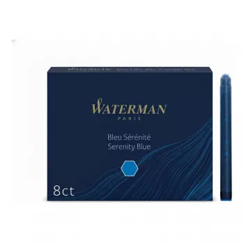 Pildspalvas kārtridžs Waterman S0110860 Zils