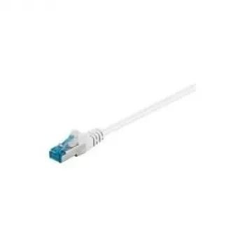 Wentronic Goobay CAT 6a Patch Cable, S/FTP (PiMF), Balts, 3 m - LSZH bezhalogēns, Varš (93790)