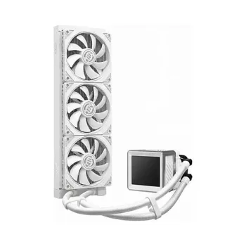 ASROCK Steel Legend 360 LCD šķidruma CPU dzesētājs ar 360mm radiatoru un RGB displeju