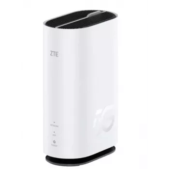 ZTE G5C - Gigabit Ethernet divjoslu (2.4 GHz / 5 GHz) Wi-Fi 6 4G/5G bezvadu maršrutētājs, balts