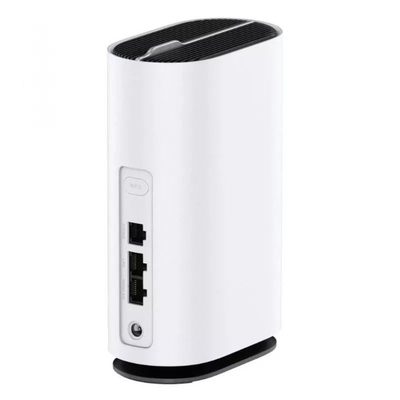 ZTE G5C - Gigabit Ethernet divjoslu (2.4 GHz / 5 GHz) Wi-Fi 6 4G/5G bezvadu maršrutētājs, balts