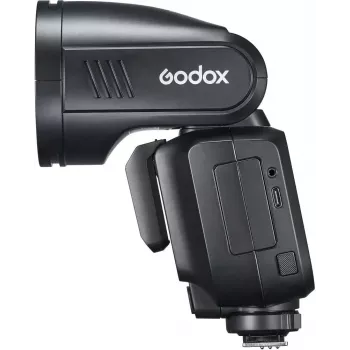Zibspuldze Godox V100‑N Nikon — Pārnēsājama TTL Li‑jonu zibspuldze ar apavu stiprinājumu