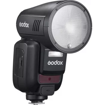 Zibspuldze Godox V100‑N Nikon — Pārnēsājama TTL Li‑jonu zibspuldze ar apavu stiprinājumu
